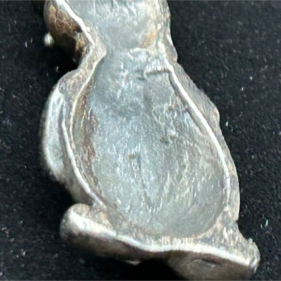 925 Snowman with Top Hat Pendant Singed TM-14 Mexico 2" 11gr - Picture 5 of 5